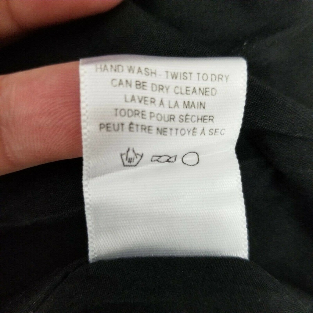 Linea Domani Dress 8 Black White Tank Style Lace - Picture 12 of 12